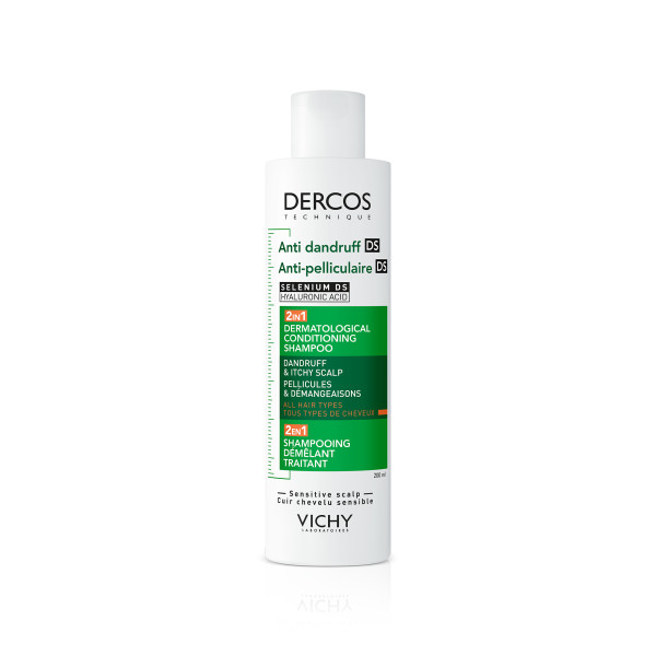 VICHY - DERCOS Anti-Dandruff DS 2in1 Dermatological Conditioning Shampoo - 200ml